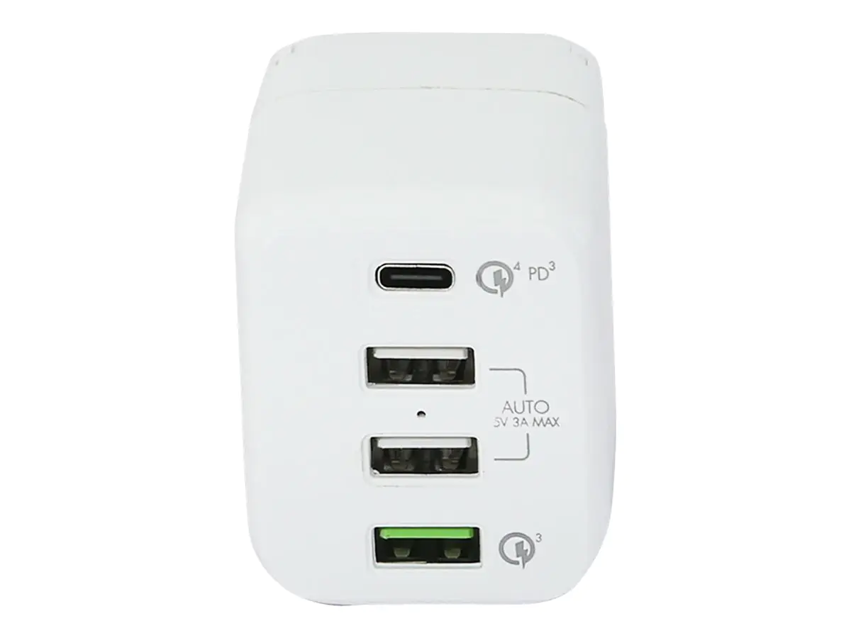 DICOTA Universal Travel Notebook Charger USB-C - Netzteil - 45 Watt - weiß