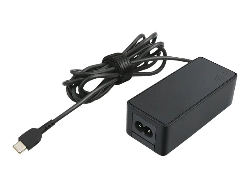 Lenovo 45W Standard AC Adapter (USB Type-C) - Netzteil - Wechselstrom 100-240 V - 45 Watt - für Lenovo 100e (1st/2nd Gen); 14e; 14w; 300e (1st/2nd Gen); 500e (2nd Gen); ThinkBook 13s-IML; 14s-IML; ThinkPad 11e/Yoga (4th/5th Gen); A285; A485; E14; E15; E49