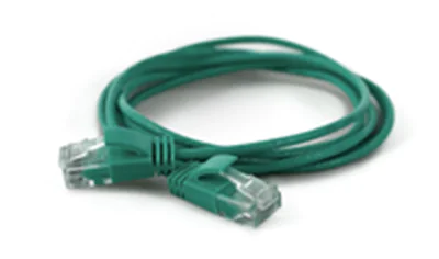 WANTEC 7323 - 0,1 m - Cat6 - U/UTP (UTP) - RJ-45 - RJ-45 - Grün