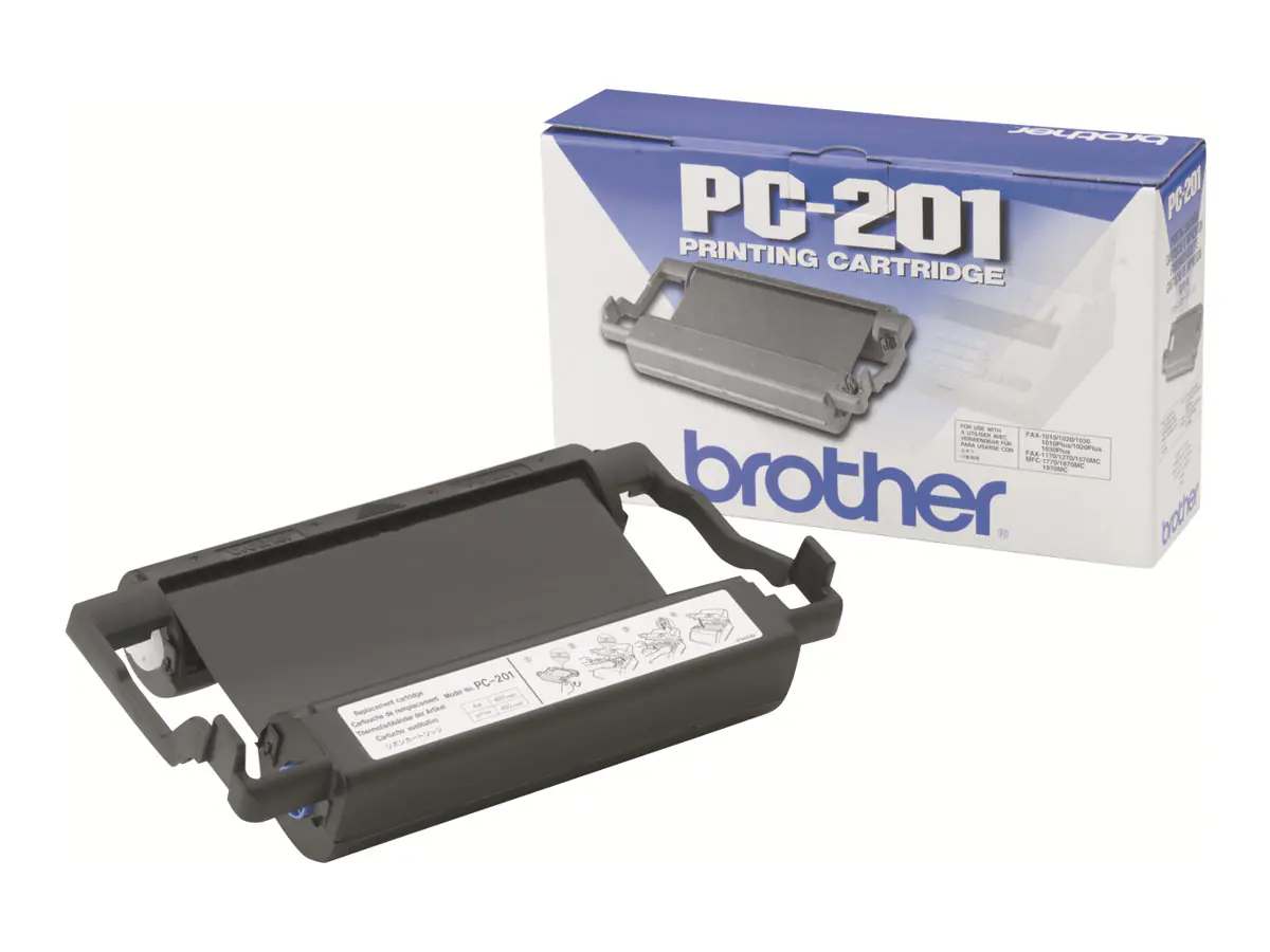 Brother PC201 - Schwarz - Farbband - für Brother MFC-1770, MFC-1780, MFC-1870, MFC-1970; IntelliFAX 1170, 1270, 1570, 1575