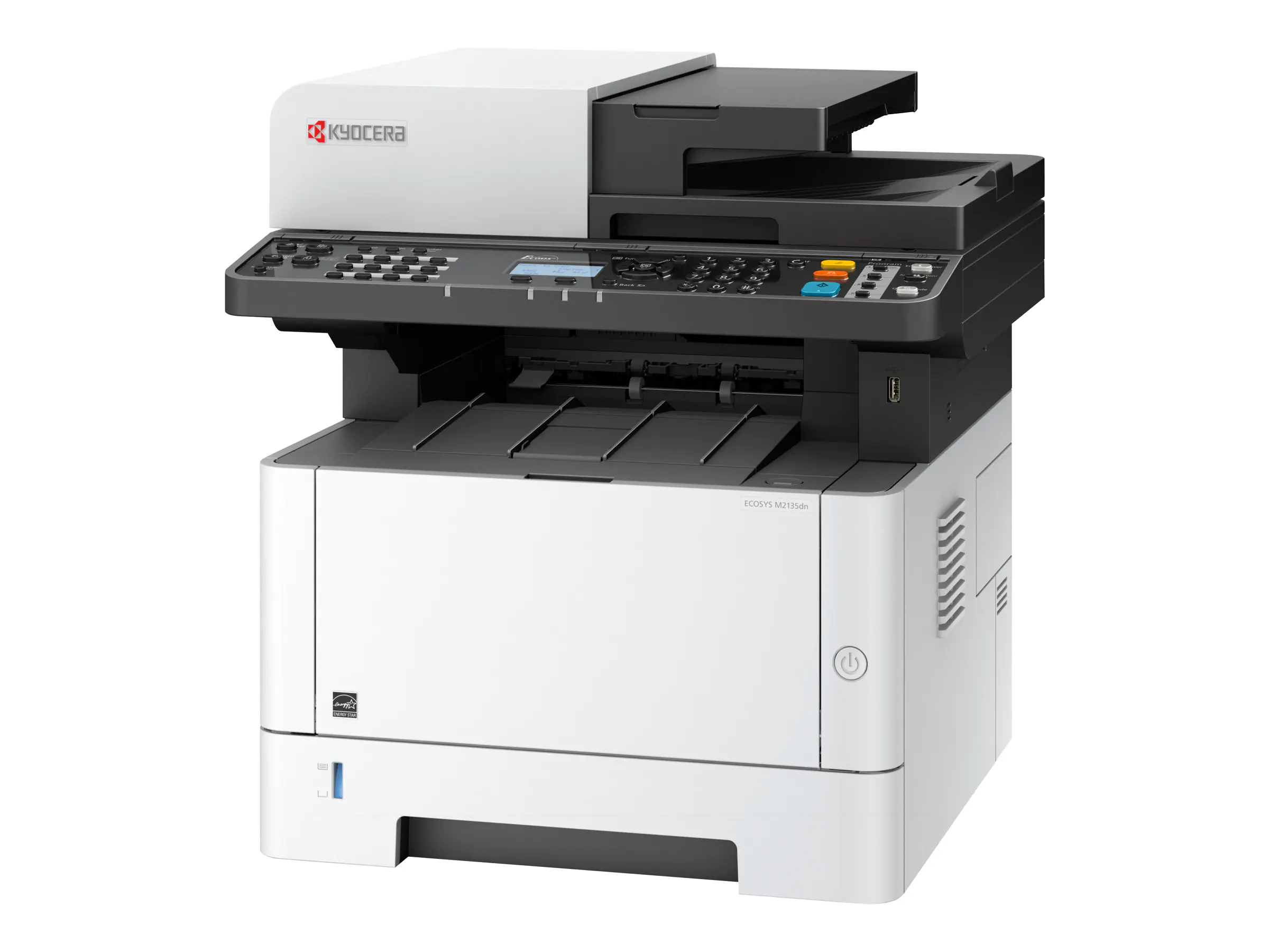 Kyocera ECOSYS M2135dn - Multifunktionsdrucker - s/w - Laser - Legal (216 x 356 mm) (Original) - A4/Legal (Medien) - bis zu 35 Seiten/Min. (Drucken) - 350 Blatt - USB 2.0, Gigabit LAN, USB-Host