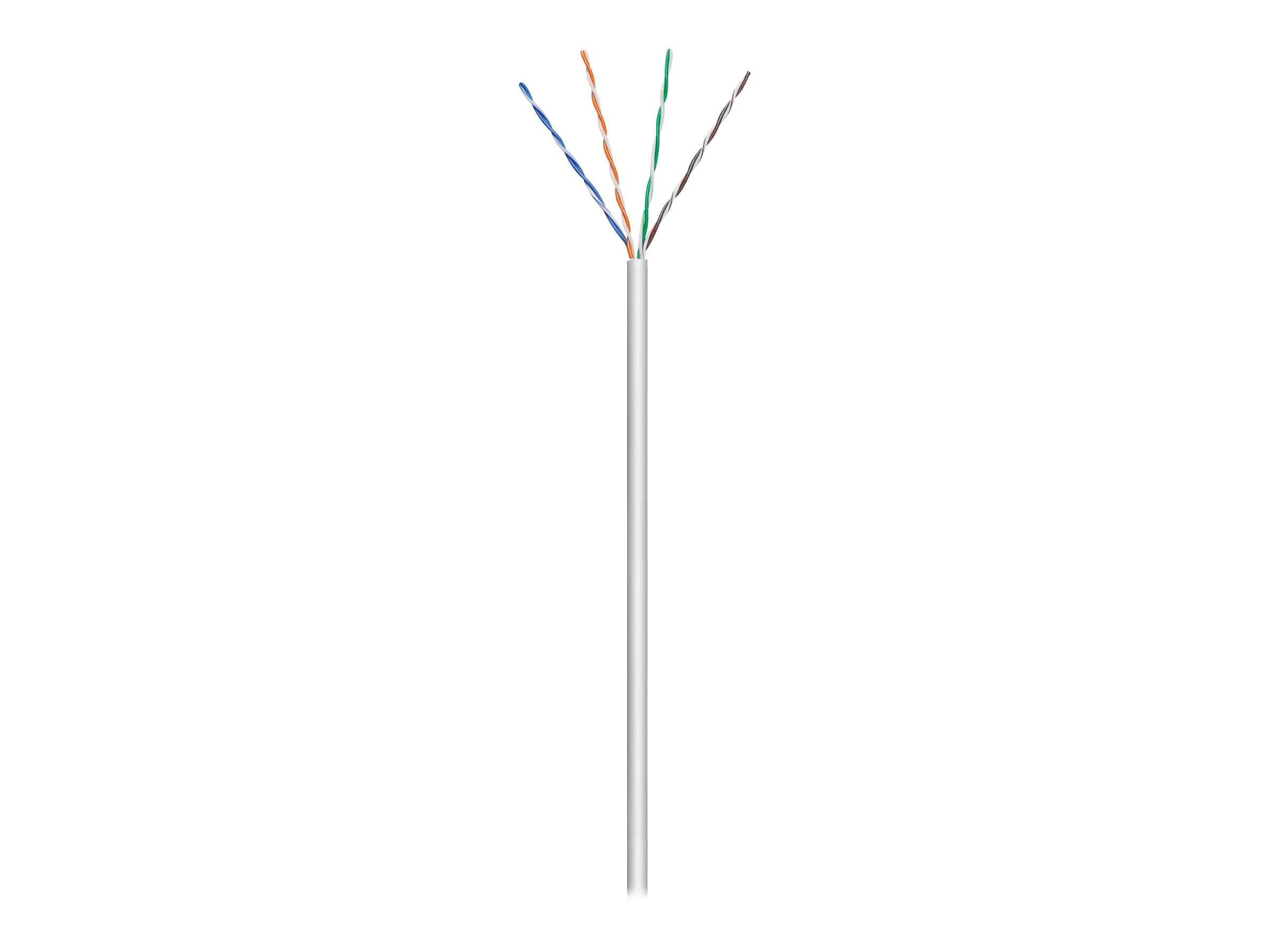 goobay - Bulkkabel - 100 m - UTP - CAT 5e - robust - Grau