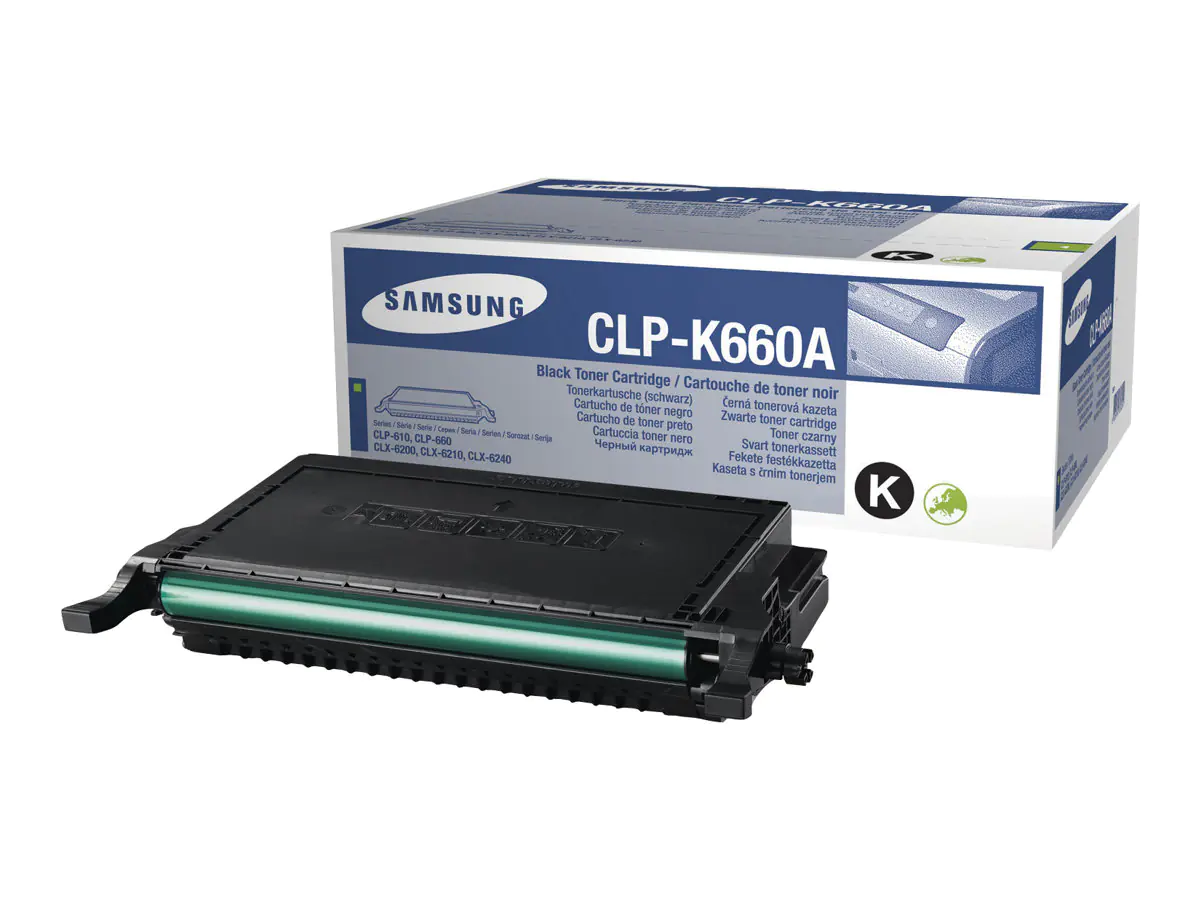 Samsung CLP-K660A - Low Yield - Schwarz - Original - Tonerpatrone - für CLP-610ND, 660ND; CLX-6200FX, 6200ND, 6210FX, 6240FX