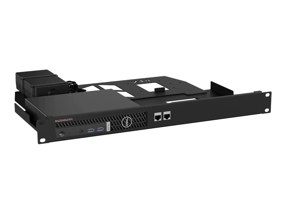 Rackmount.IT Rackmontagesatz - Jet Black - 1U - 48.3 cm (19") RM-DE-T2