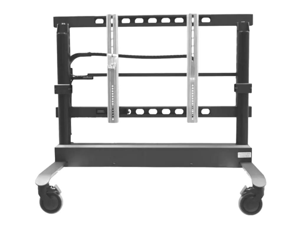 MediaSprint Display Mobil 8010 XL - Wagen - motorisiert - für LCD-Display - verriegelbar - Traffic Black (70"-90") - Montageschnittstelle: bis zu 1000 x 600 mm