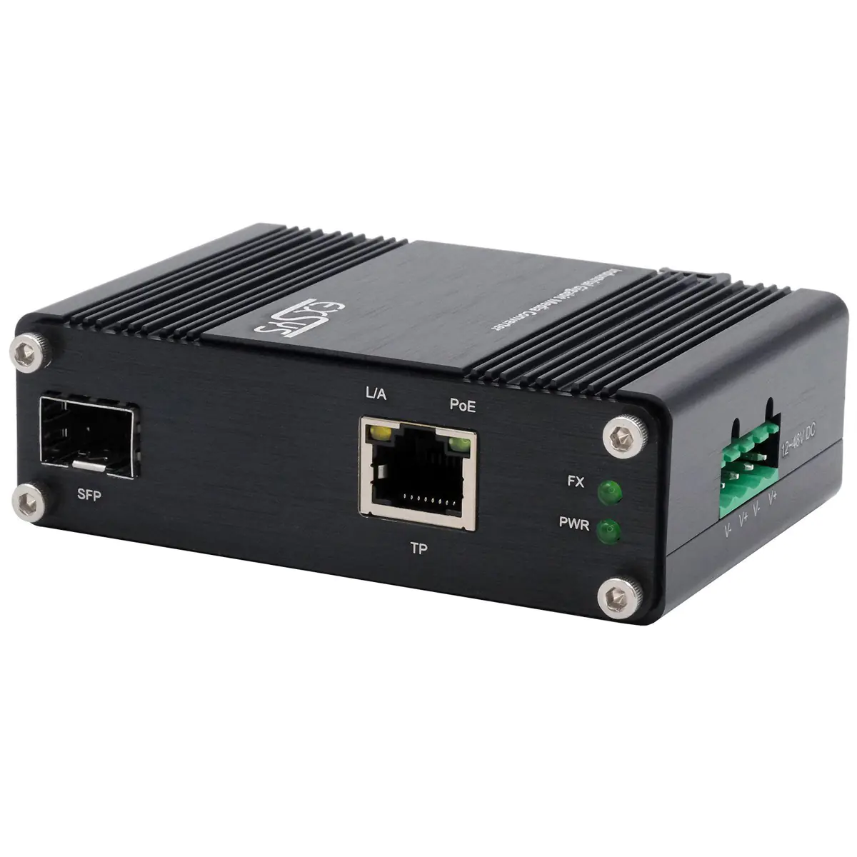 Exsys EX-60340 Industrial Media Konverter - Converter - 1 Gbps