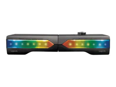 LogiLink - Soundbar - 2.0-Kanal - kabellos - Bluetooth - 6 Watt (Gesamt) - Schwarz