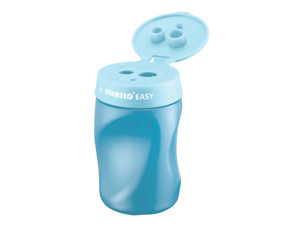 STABILO EASY - Spitzdose - 3 Löcher - Blau 4502/2