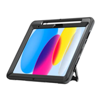 4smarts GRIP - Hintere Abdeckung für Tablet - Polycarbonat, Thermoplastisches Polyurethan (TPU) - Schwarz - für Apple 10.9-inch iPad (10. Generation)