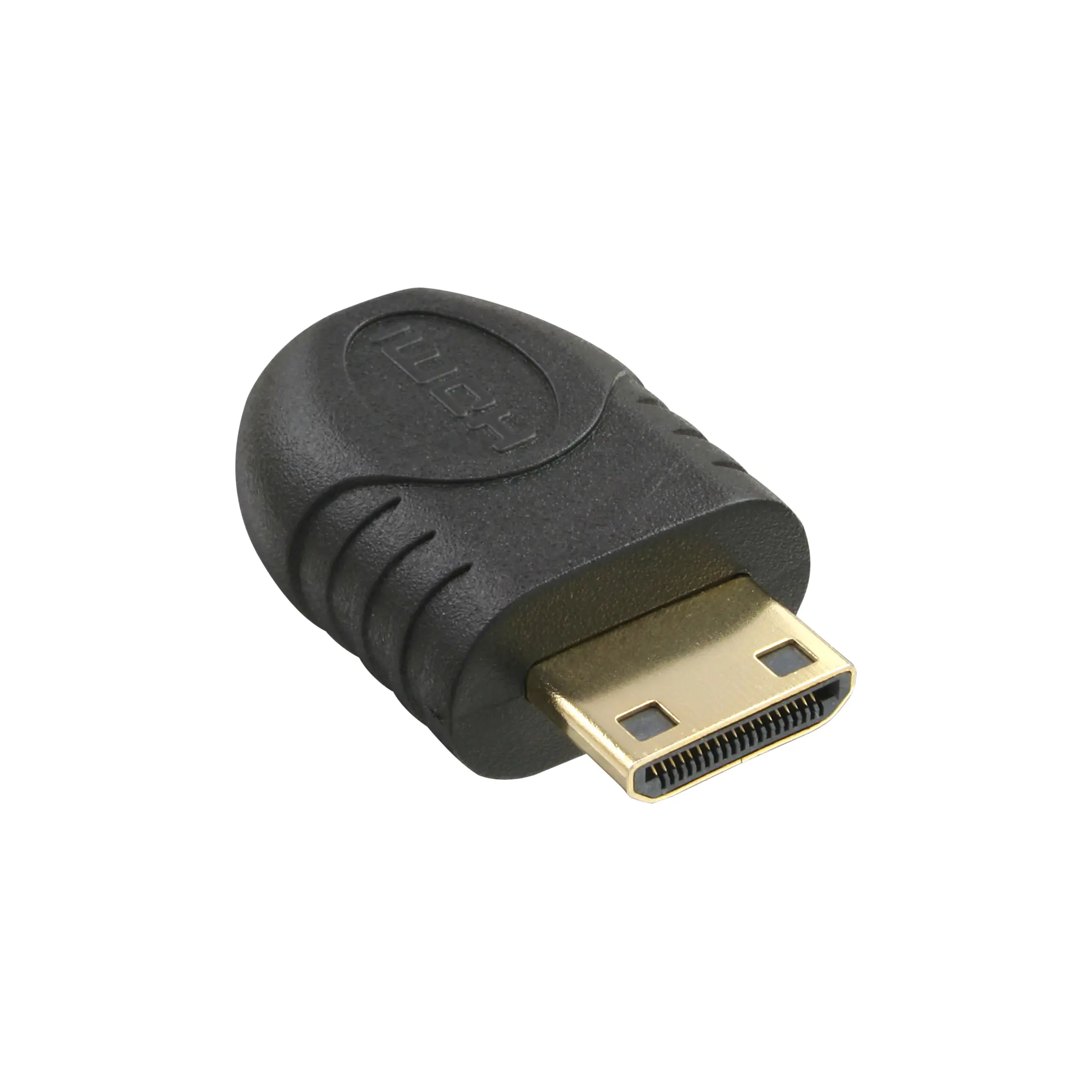 InLine - HDMI-Adapter - 19 pin mini HDMI Type C männlich zu 19 pin micro HDMI Type D weiblich - Schwarz
