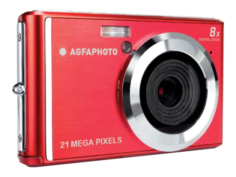 AgfaPhoto DC5200 - Digitalkamera - Kompaktkamera - 21.0 MPix - 720p - Rot