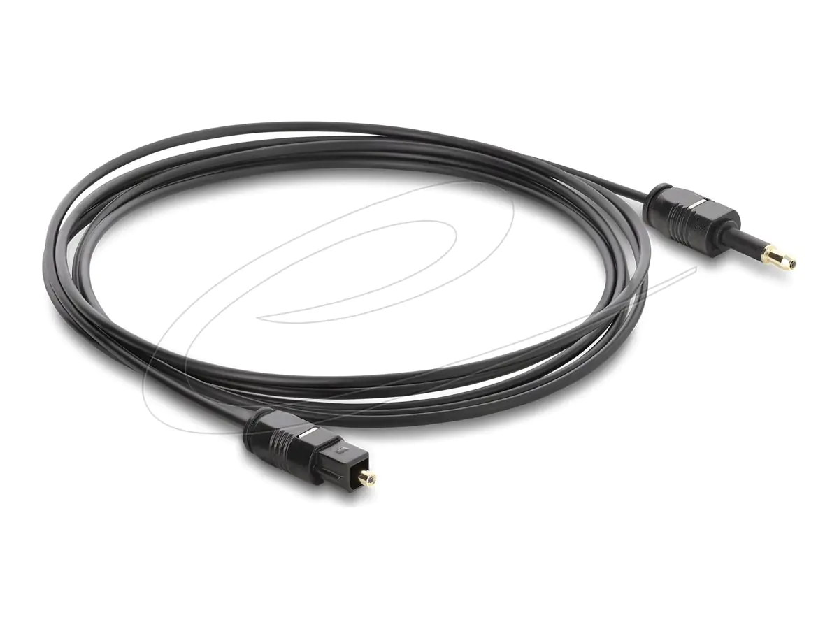 Delock Digitales Audio-Kabel (optisch) - Mini -TOSLINK männlich zu TOSLINK weiblich