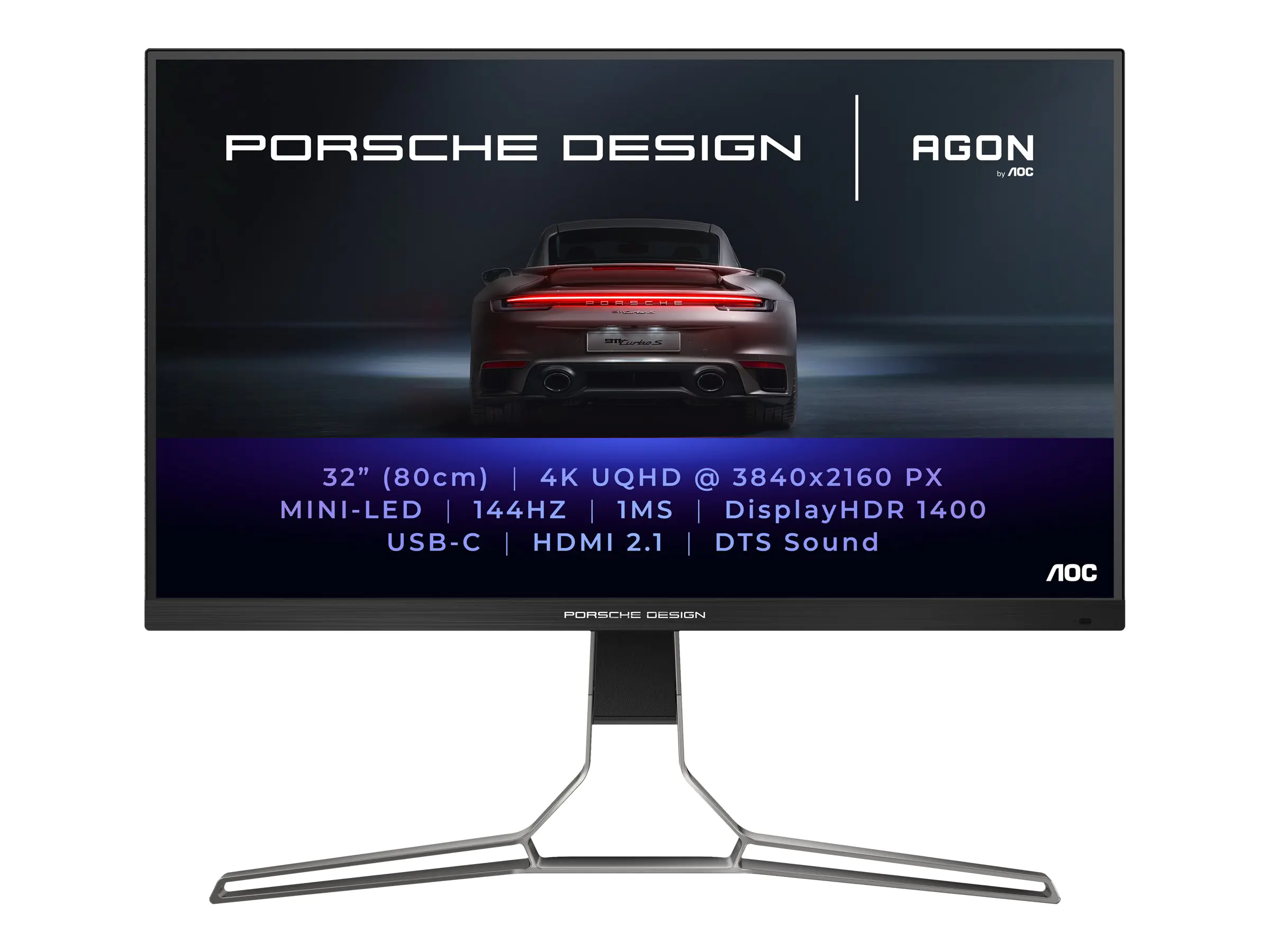 AOC AGON PRO PD32M Porsche Design - LED-Monitor - Gaming - 80 cm (31.5")
