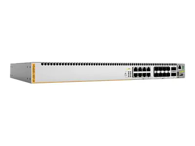 Allied Telesis AT X550-18XSPQM - Switch - L3 - Smart - 8 x 1/2.5/5/10GBase-T + 8 x 10Gb Ethernet + 2 x 40Gb Ethernet - an Rack montierbar - PoE+ (240 W)