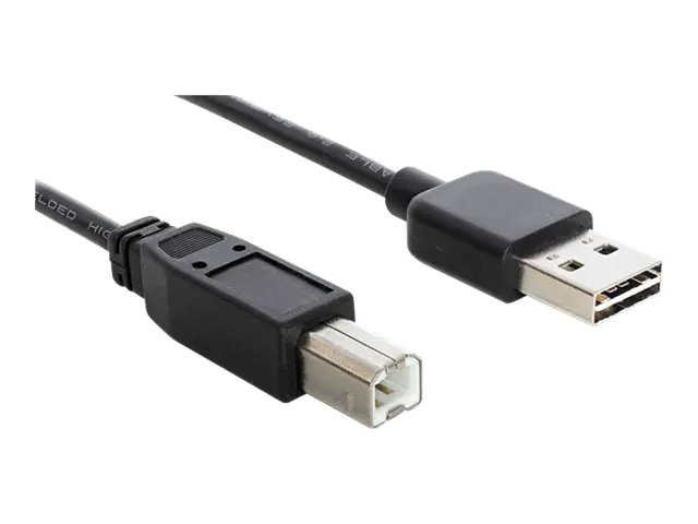 Delock EASY-USB - USB-Kabel - USB Typ B (M) zu USB (M) - 1 m - Schwarz