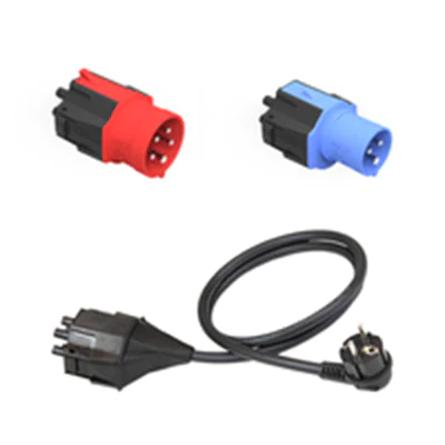 NRGkick 20001053, Steckdosenadapter, Schwarz, Blau, Rot