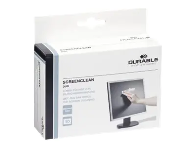 Durable Screenclean DUO - Reinigungstücher (Wipes) 572102