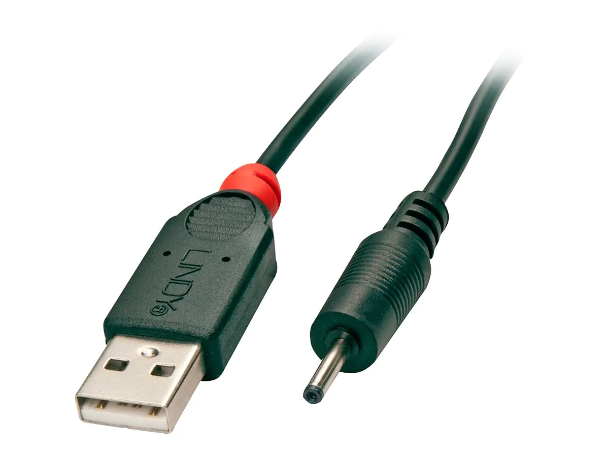 Lindy Stromkabel - USB (nur Strom) (M) zu Gleichstromstecker 2,35 x 0,7 mm (M)