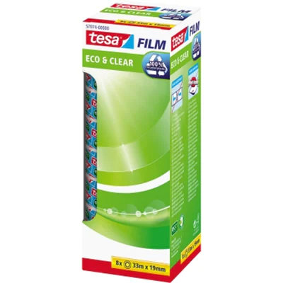 tesa Klebefilm Eco&Clear 57074-00000-00 19mmx30m 8 Rl./Pack.