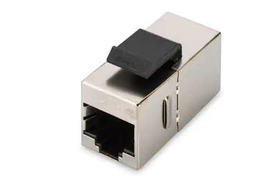 DIGITUS CAT 5E MODULAR KUPPLUNG, GESCHIRMTRJ45 ZU RJ45 ZUR PANEL MONTAGE GEEIGNET DN-93513