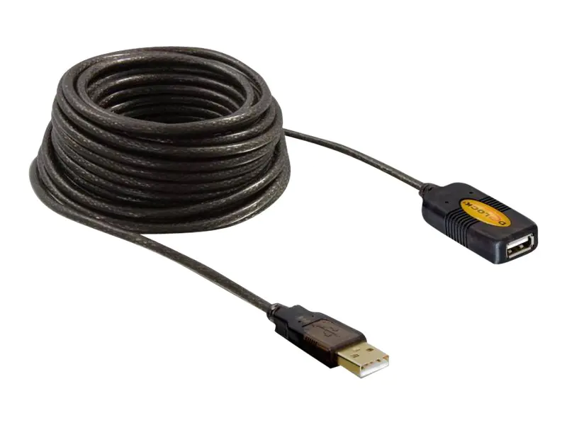 Delock - USB-Verlängerungskabel - USB (M) zu USB (W) - 5 m - aktiv