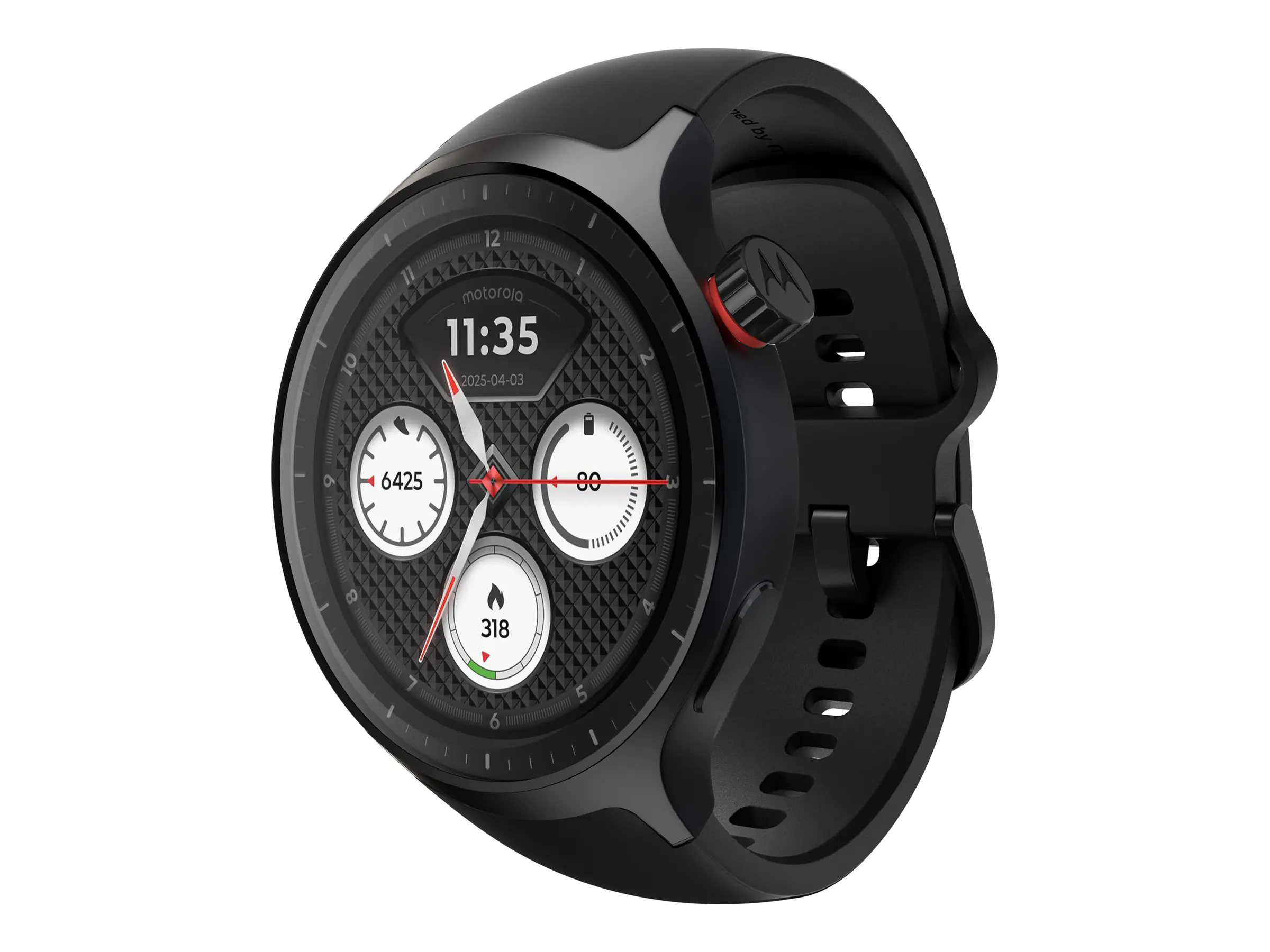 Motorola Solutions moto watch Smartwatch 1.43" Oled schwarz GPS IP68