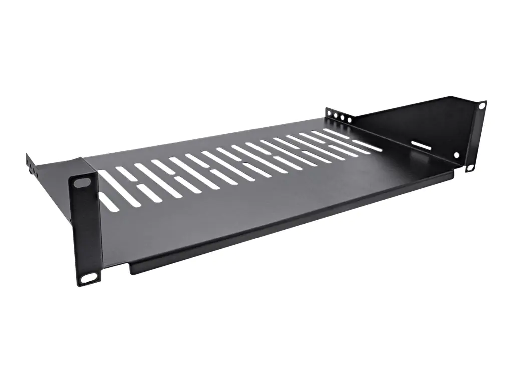 InLine - Rack - Regal - Schwarz, RAL 9005 - 2U - 48.3 cm (19")