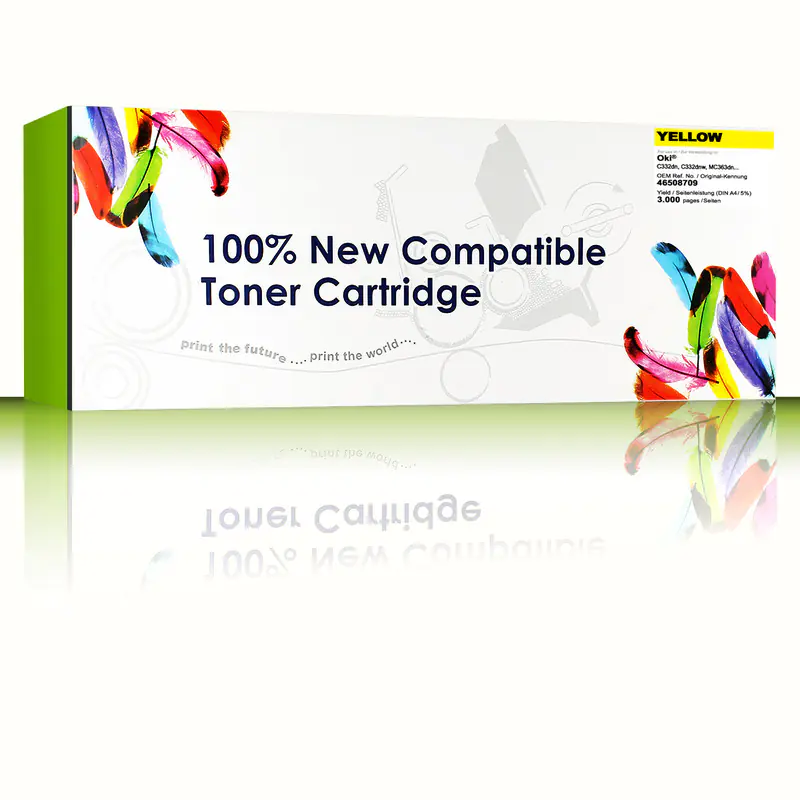 CartridgeWeb Toner kompatibel zu Oki 46508709 Gelb 3.000 Seiten 1 Stück