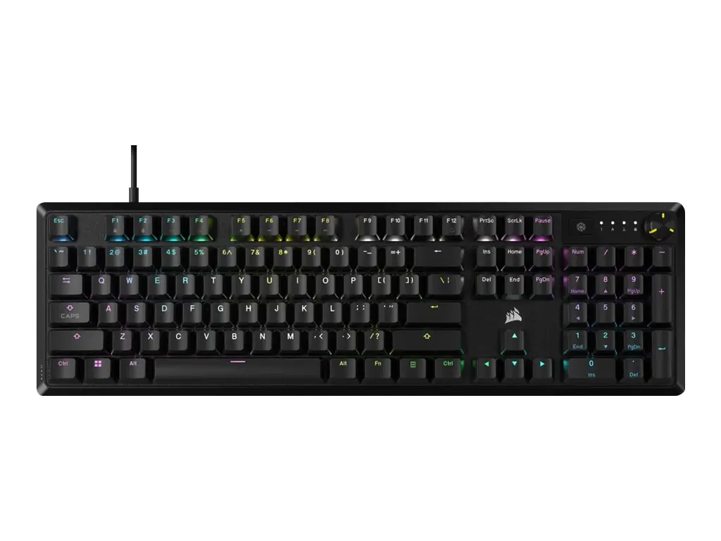 Corsair K70 - Volle Größe (100%) - Kabelgebunden - USB - Mechanischer Switch - Schwarz