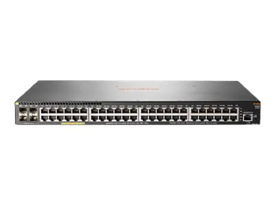 HPE Aruba 2930F 48G PoE+ 4SFP - Switch - L3 - managed - 48 x 10/100/1000 (PoE+) + 4 x Gigabit SFP (Uplink) - an Rack montierbar - PoE+ (370 W)