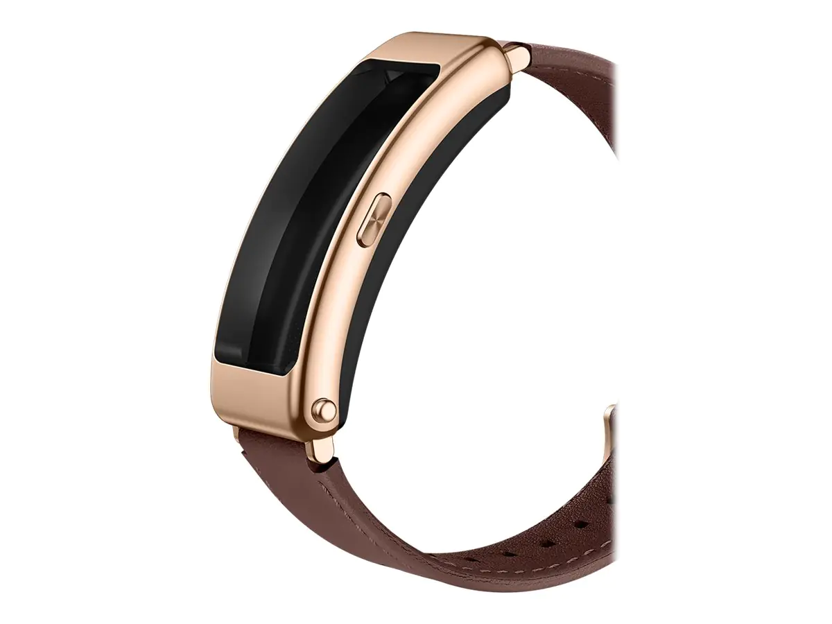 Huawei TalkBand B6 - Aktivitätsmesser mit Riemen - Leder - Mocha Brown - Anzeige 3.9 cm (1.53")