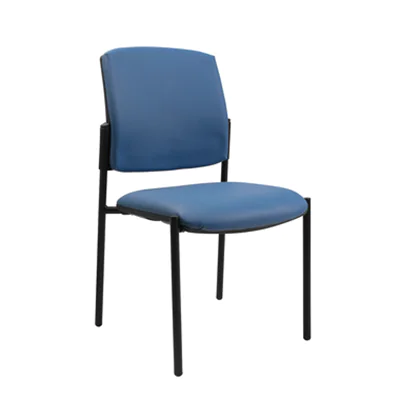 TOPSTAR Besucherstuhl MEDICAL10 KH1000D26 oAL Stahl sw Bezug bl