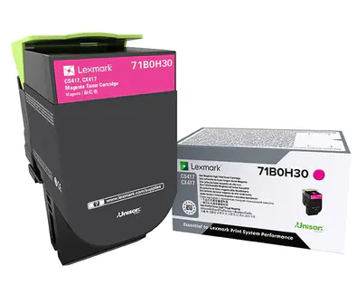 Lexmark X417 - Hohe Ergiebigkeit - Magenta - Original - Tonerpatrone LCCP - für Lexmark CS417dn, CS517de, CX417de, CX517de