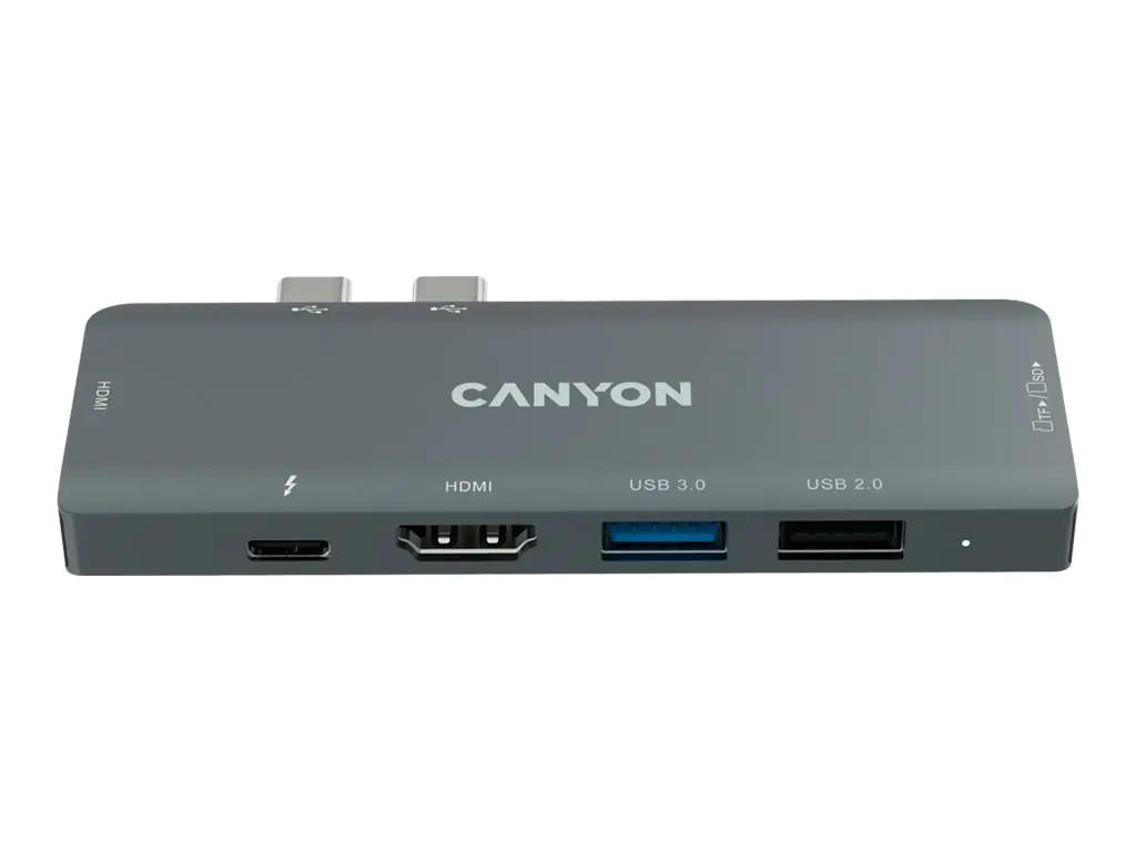 Canyon DS-5 - Dockingstation - USB-C - 7 Slots - HDMI