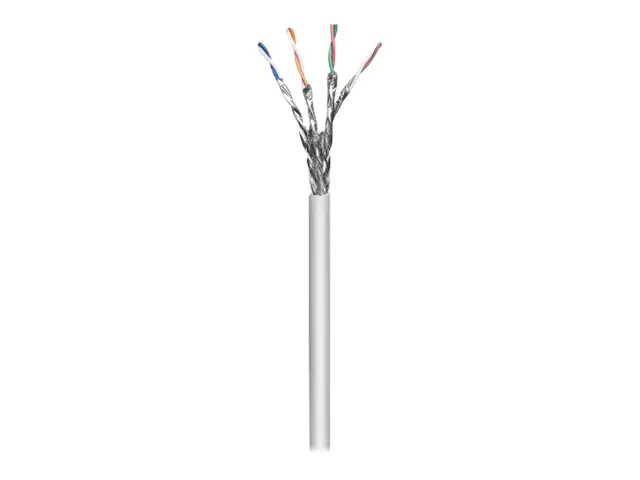Intellinet Bulkkabel - 100 m - SFTP - PiMF - CAT 7a - halogenfrei - Grau - 704939