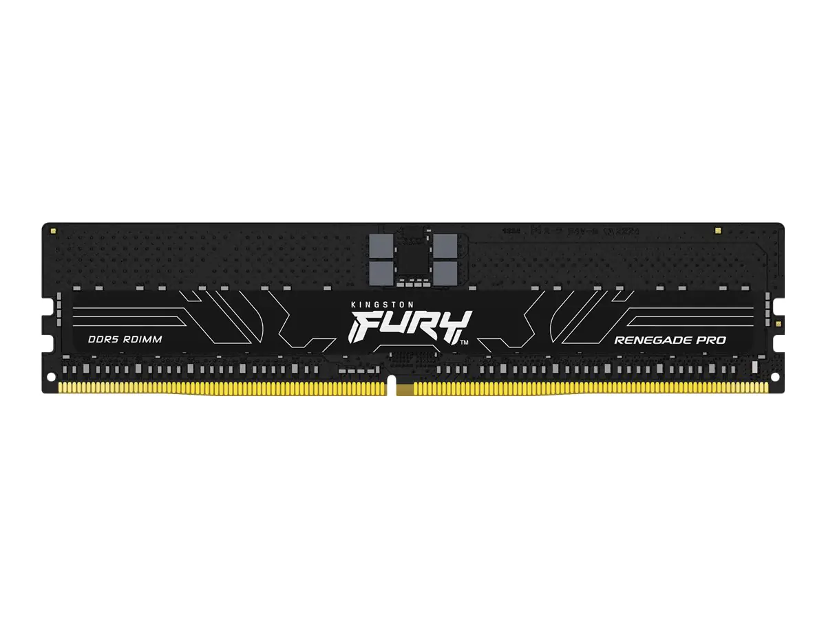 Kingston FURY Renegade Pro - DDR5 - Modul - 16 GB - DIMM 288-PIN - 4800 MHz / PC5-38400 - CL36 - 1.1 V - registriert - on-die ECC - Schwarz