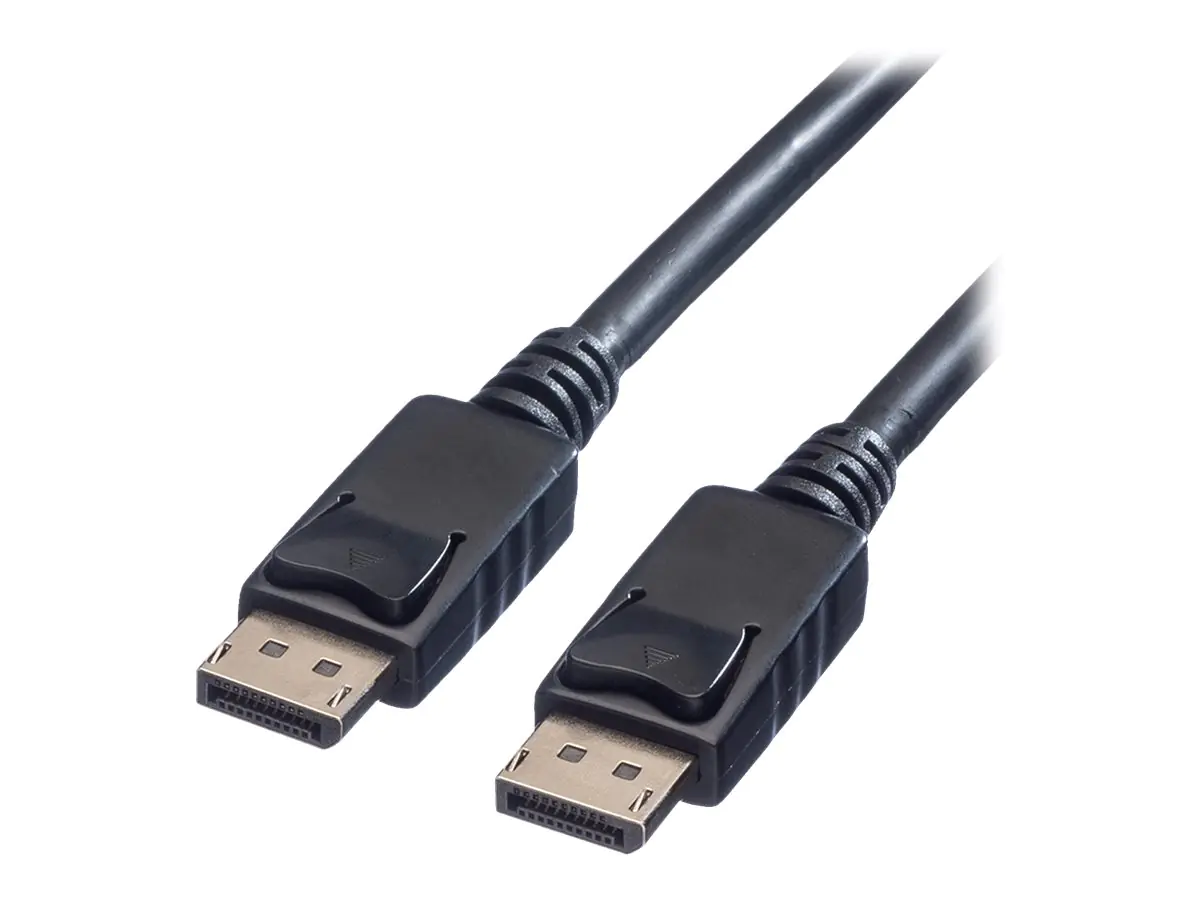 VALUE - DisplayPort-Kabel - DisplayPort (M) bis DisplayPort (M) - DisplayPort 1.2 - 1.5 m - halogenfrei, 4K Unterstützung - Schwarz