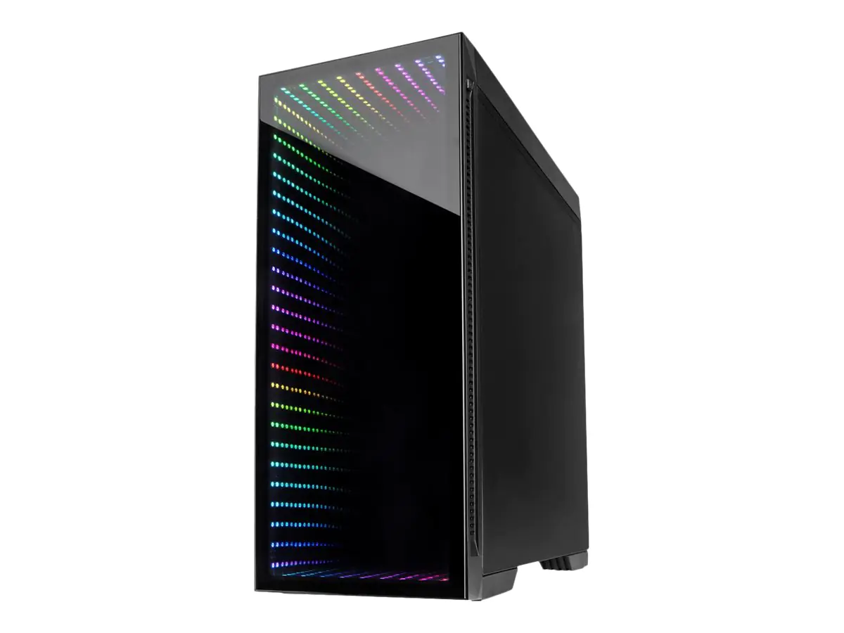 Inter-Tech X-908 Infini2 - Tower - E-ATX - Seitenteil mit Fenster (gehärtetes Glas) - keine Spannungsversorgung - USB/Audio