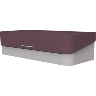helit Tischorganizer the companion 22,5 x 5,6 x 10 cm (B x H x T) nicht gefüllt Kunststoff, recycelt rot/grau
