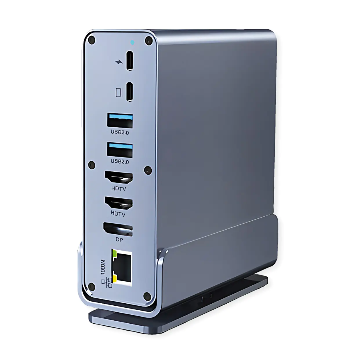 VALUE USB C Dockingstation 16-in-1 4K60 1xDP 2xHDMI 1xGbE 2xC 5xA 1xC