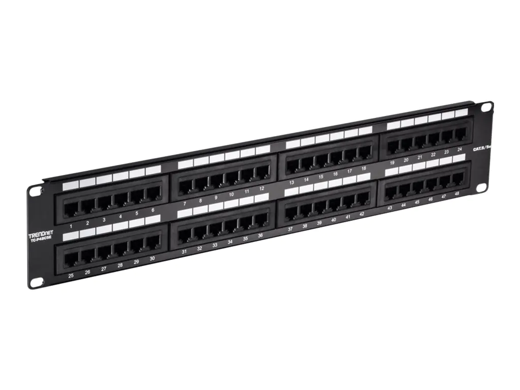 TRENDnet Patch Panel - CAT 5e - UTP - 48 Ports TC-P48C5E