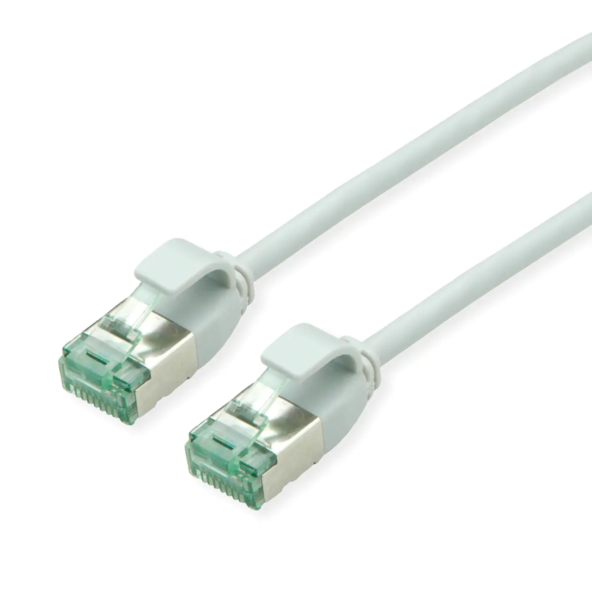 ROLINE RM U/FTP Patchkabel Kat.6A/Kl.EA SLIM grau 0.3m - FTP