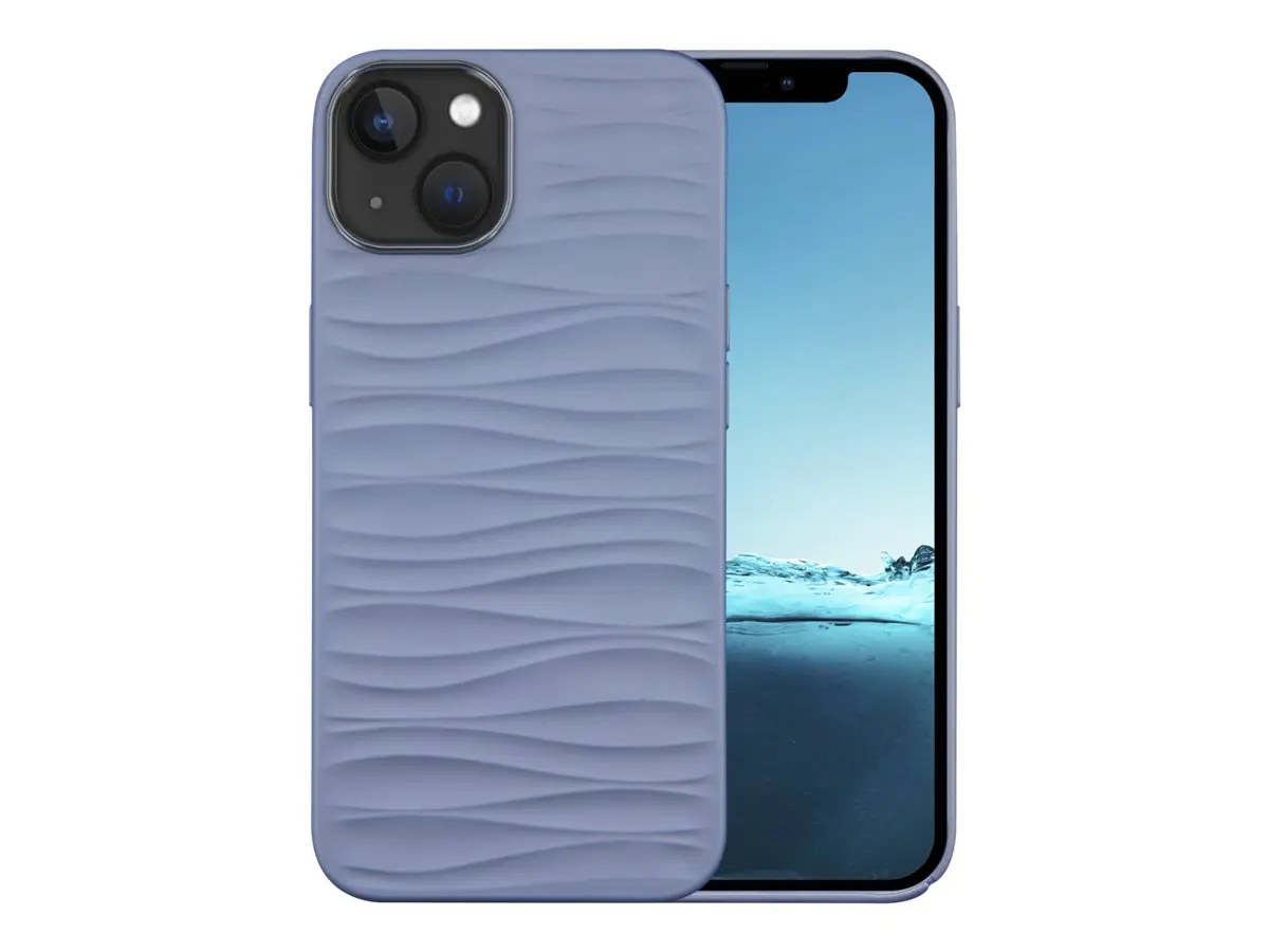 dbramante1928 Dune - Hintere Abdeckung für Mobiltelefon - 100 % recycelter Kunststoff - Blau - für Apple iPhone 14