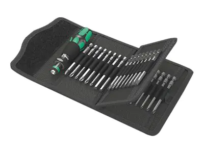 Wera Kraftform Kompakt 62 - Bit- und Steckschlüssel-Satz - 33 Stücke - in Tasche
