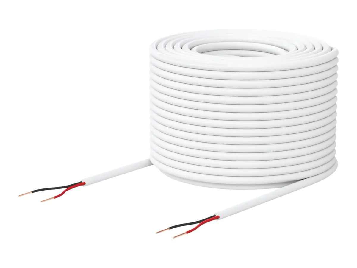 UbiQuiti - Bulkkabel - 36 V - 2 A - 152.4 m - Plenum, Massivleiter - weiß