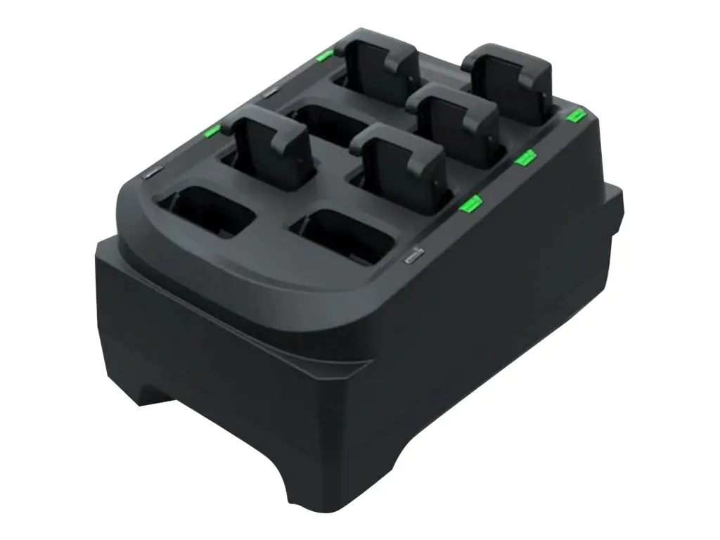 Zebra 8-Slot Battery Charger - Batterieladegerät - für P/N: BTRY-RS51-4MA-01, BTRY-RS51-4MA-10, (required - not included) CBL-DC-388A1-01, PWR-BGA12V50W0WW, SYM-5016000220R50-16000-220R
