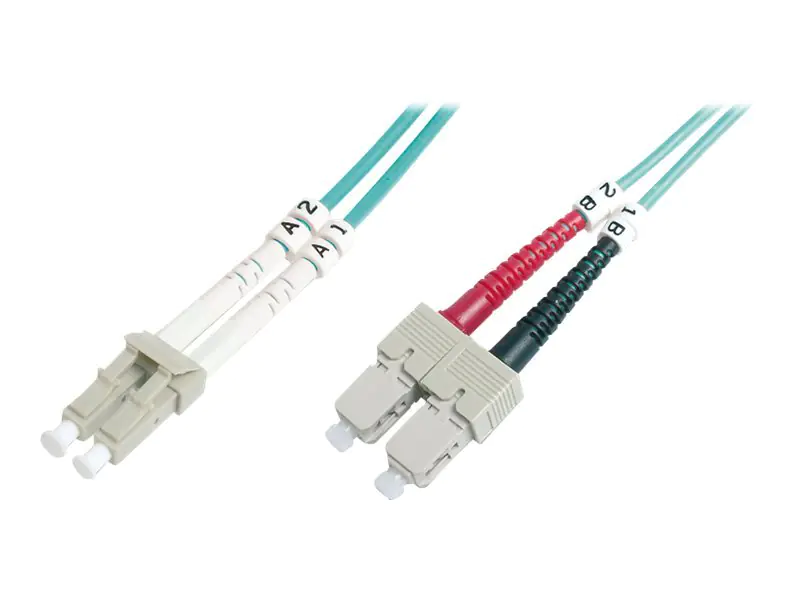 Digitus LWL Multimode OM 3 Patchkabel, LC / SC
