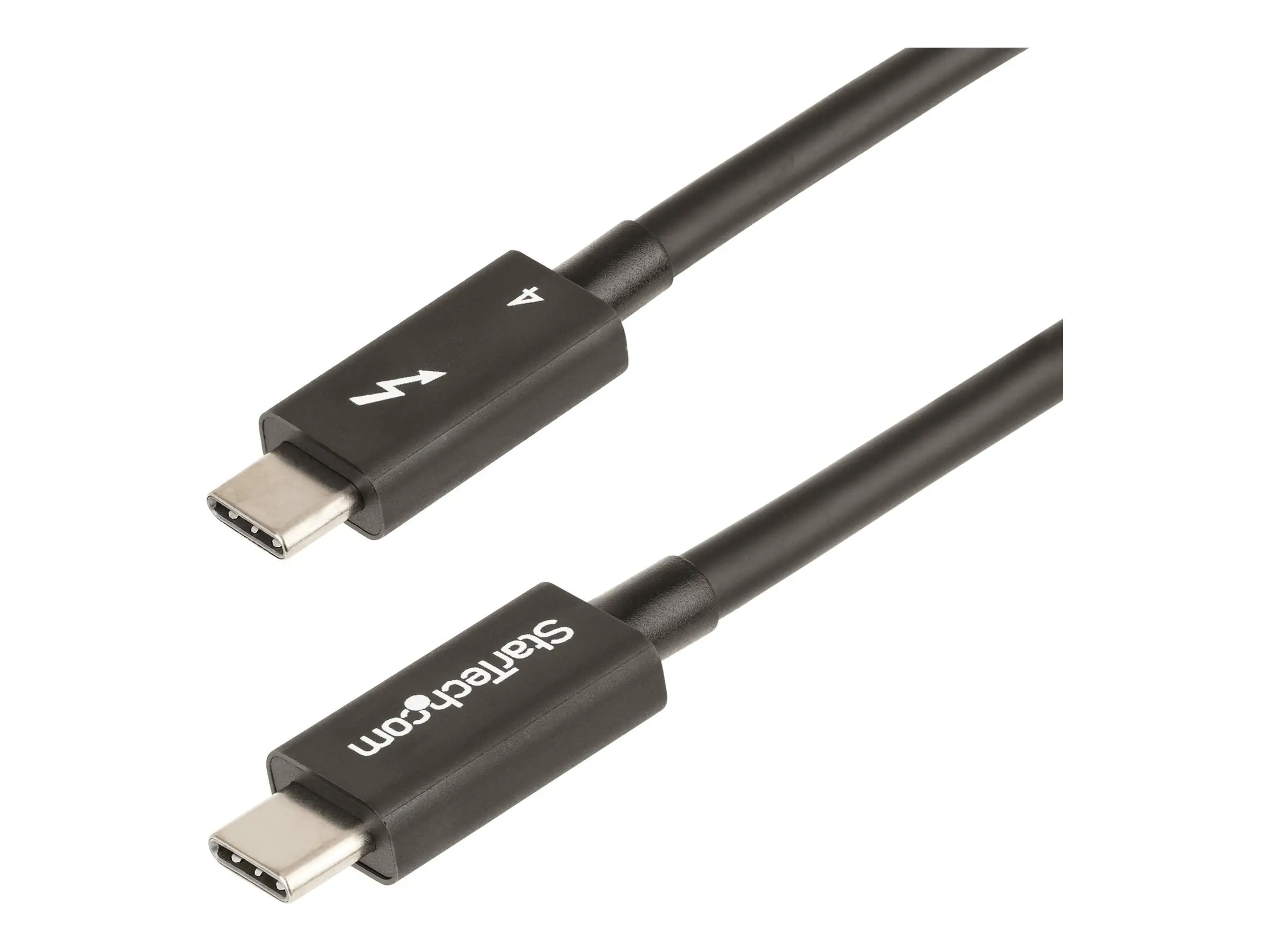 StarTech 3ft (1m) Thunderbolt 4 Cable, 40Gbps, 100W Power Delivery, 4K/8K Video, Intel-Certified Thunderbolt Cable - Compatible w/ USB 4/Thunderbolt 4/ USB 3.2/ USB Type-C/DisplayPort/Thunderbolt 3 (TBLT4MM1M) - Thunderbolt-Kabel - Thunderbolt 4 (M) zu Th