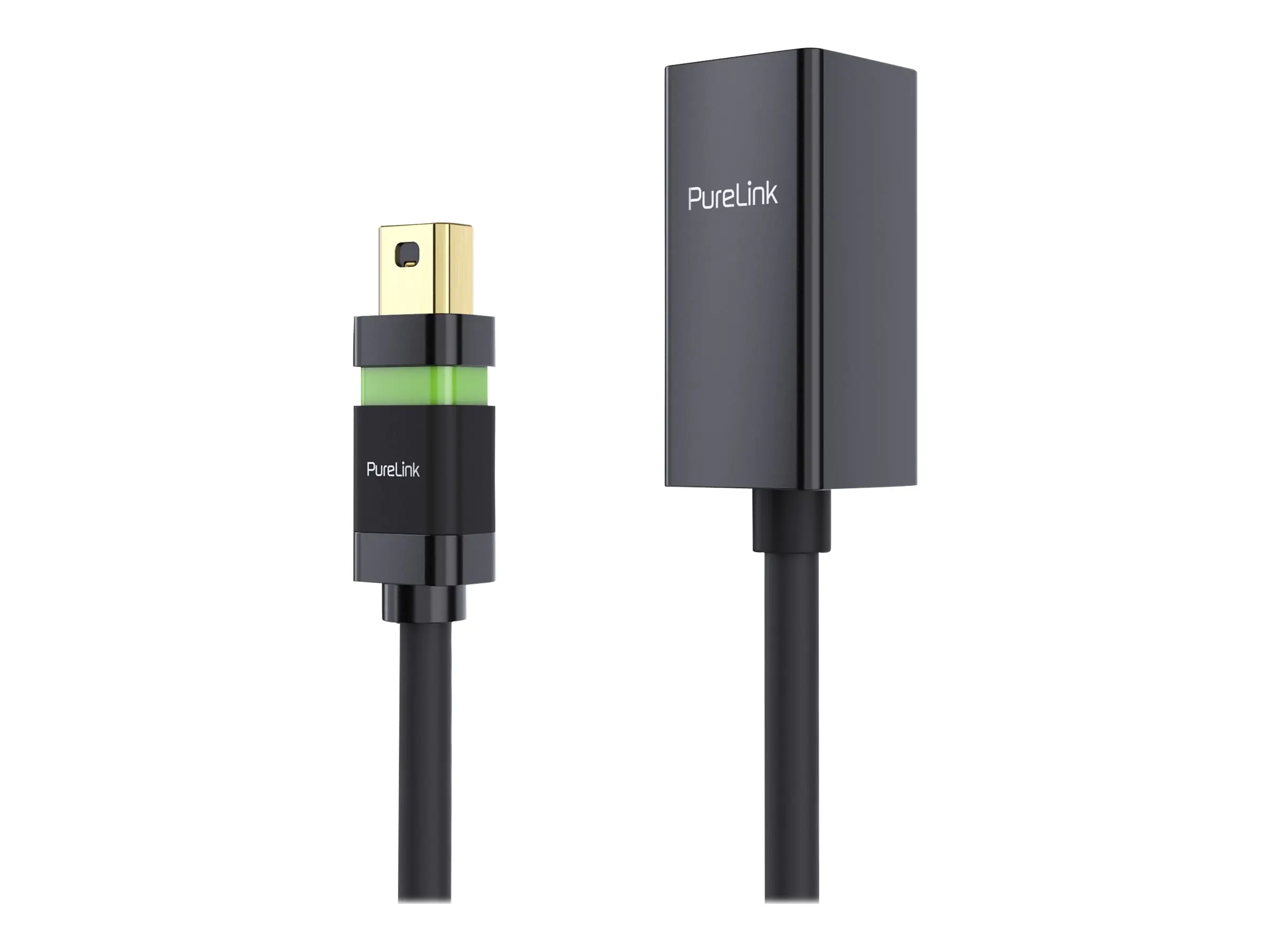 PureLink Ultimate Series - DisplayPort-Verlängerungskabel - Mini DisplayPort (M) Verriegelung zu Mini DisplayPort (W) Verriegelung - DisplayPort 1.2 - 1.5 m - rund, unterstützt 4K 60 Hz (4096 x 2160) - Schwarz