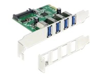 DeLock PCI Express Card > 4 x USB 3.0 - USB-Adapter - PCIe 2.0 - USB 3.0 x 4
